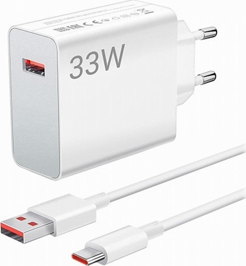 Orjinal Redmi Xiaomi Mi Uyumlu Turbo Hızlı MDY-11-EZ 33 W Type-C Kablolu Hızlı Şarj Aleti