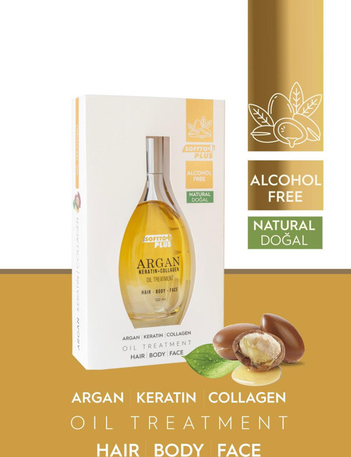 Argan İçerikli Saç Vücut ve Cilt Bakım Yağı 120 ml