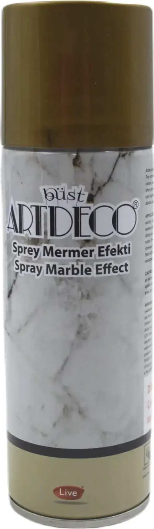 200 ml Sprey Mermer Efekti Altın / 990
