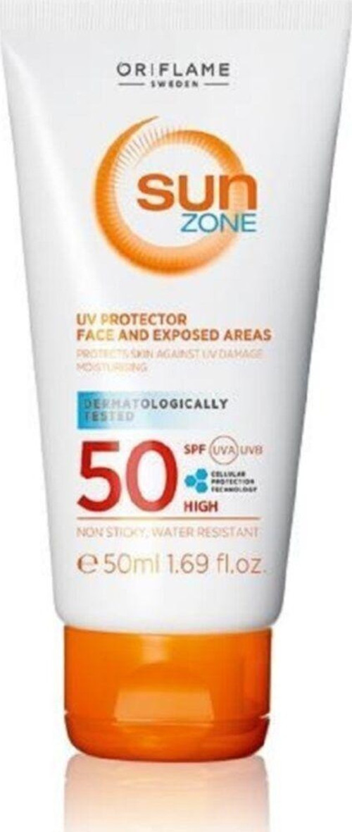 Sun Zone Yüz Ve Güneşe Aşırı Maruz Kalan Bölgeler Için Yüksek Korumalı Güneş Kremi Spf50-50ml 23378
