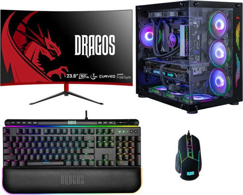 DRx6151 i7 12700F 16GB 1TB M.2 NVMe SSD 8GB RTX4060 23.6 İnç 165Hz Curved Oyuncu Bilgisayarı