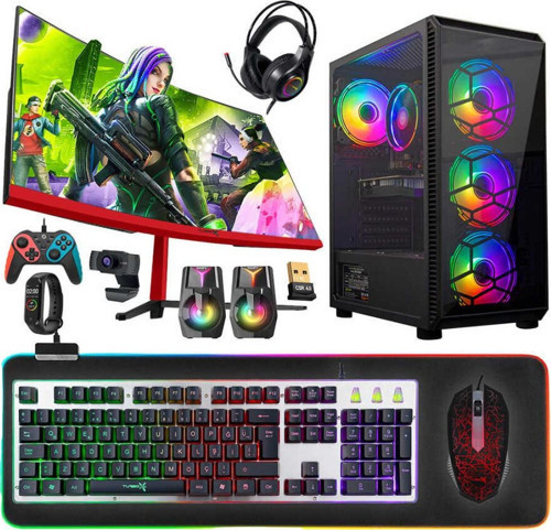 Tx5016 Ryzen 5 3600 32GB 512GB SSD GTX1050Ti 4GB 23.6 Curved Oyuncu Bilgisayarı
