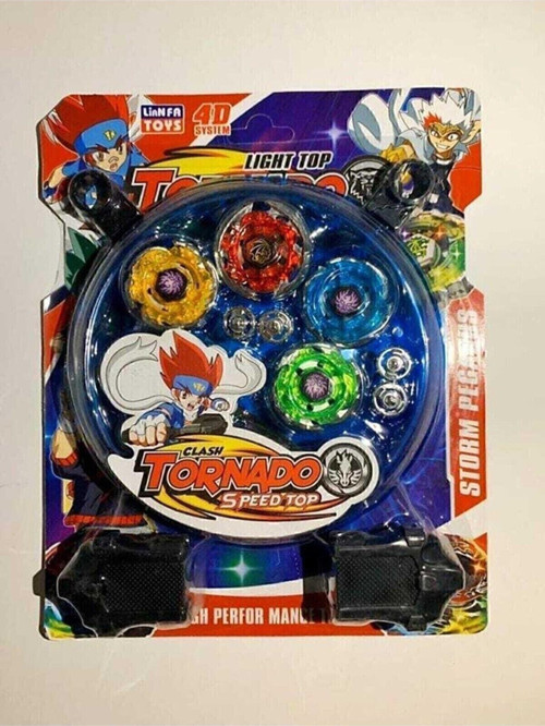 Metal Fushion Tornado Clash 5D Arenalı 4'Lü Oyuncak Seti