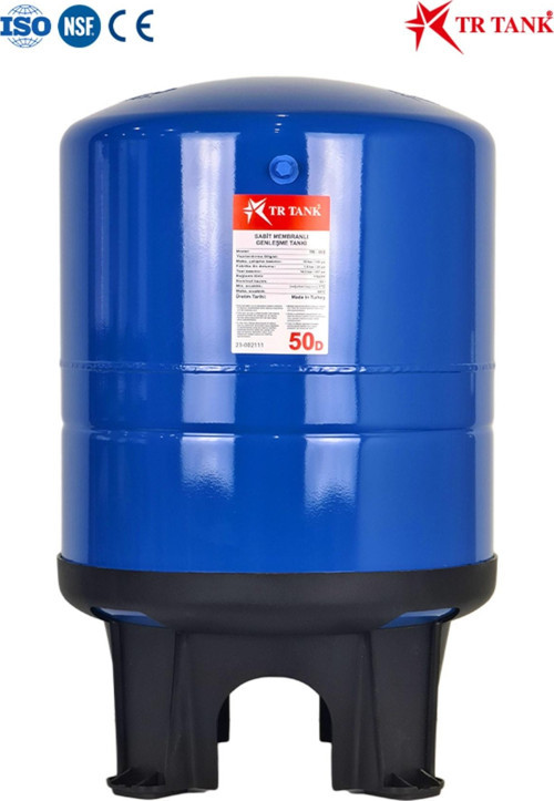 Trtank Profesyonel 50 Litre Dikey Ayaklı Nsf Membranlı Hidrofor Genleşme Tankı