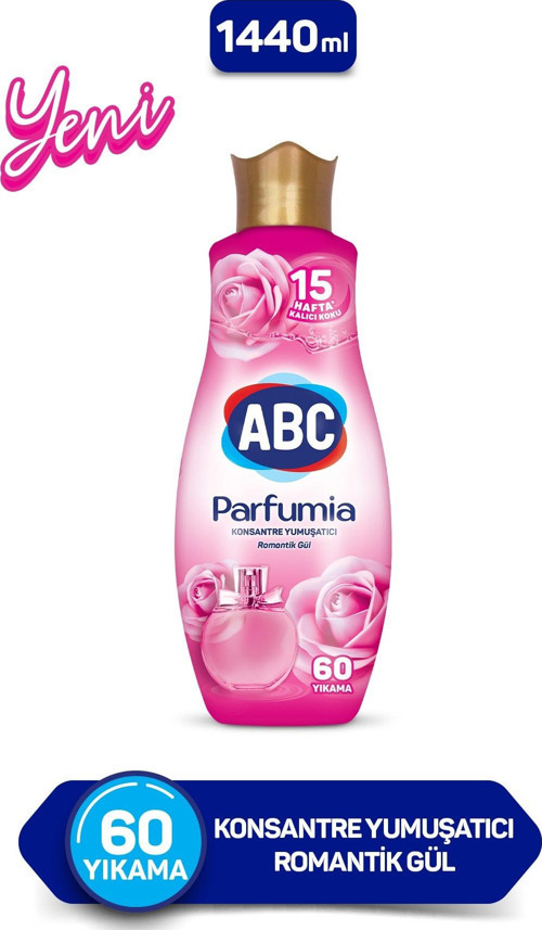 Parfumia Romantik Gül Konsantre Çamaşır Yumuşatıcısı 1440 ML