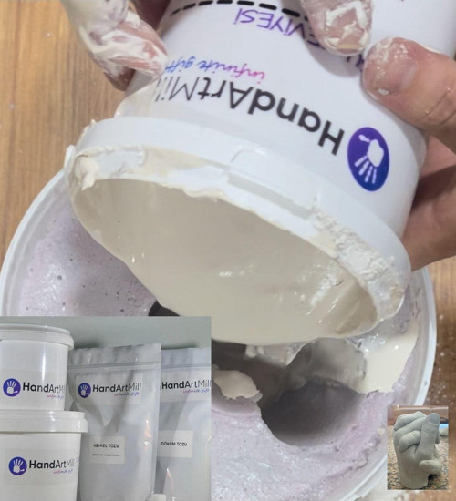 0.5 Kg Yarım Kilo Çabuk Donan Alçı (Kartonpiyer Alçısı) (Knauf Kargips) (Abs Alçı)