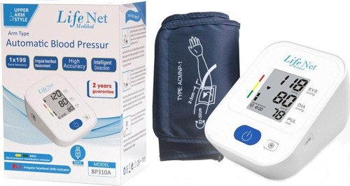 Tansiyon Aleti Üst Koldan Dijital Tansiyon Ölçer, Nabız Ölçer, Usb Girişli Bp310A