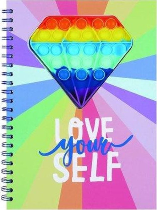 A4 Push Pop Bubble Elmas Spiralli Defter