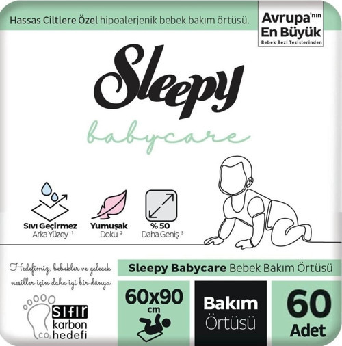Babycare Bebek Bakım Örtüsü 60 x 90 CM 60 Adet