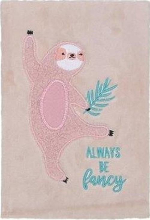 A5 Peluş Pembe Tembel Hayvan Defter