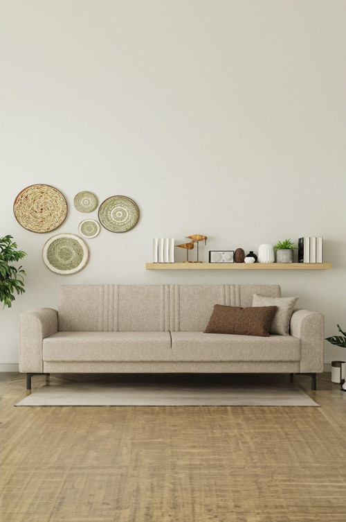 Rio Üçlü Salon&Oturma Odası Kanepe - Krem