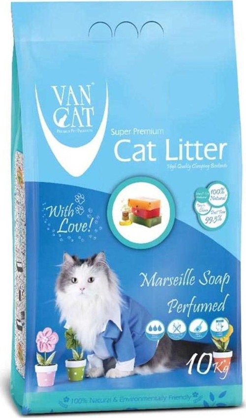 Marsilya Sabunlu İnce Taneli Kedi Kumu 10 Kg
