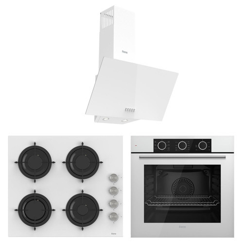 3 'lü Beyaz Ankastre Set D087+cs206+xe62cb