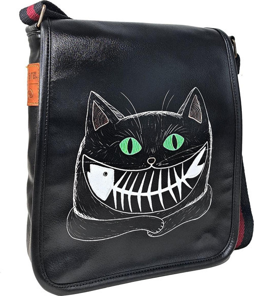 Kedi Baskılı Çapraz Çanta