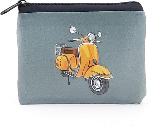Vespa Baskılı Kart Ve Bozuk Paralık