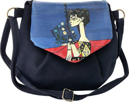 Picasso Tablo Baskılı Heybe Çanta