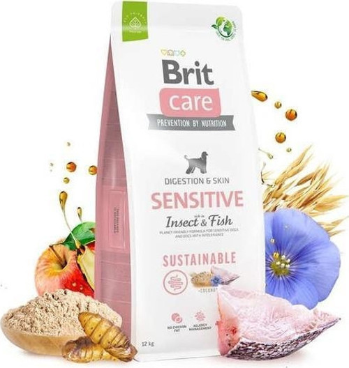 Sustainable Sensitive Böcek ve Balıklı Hassas Deri ve Sindirim Köpek Maması 3 Kg