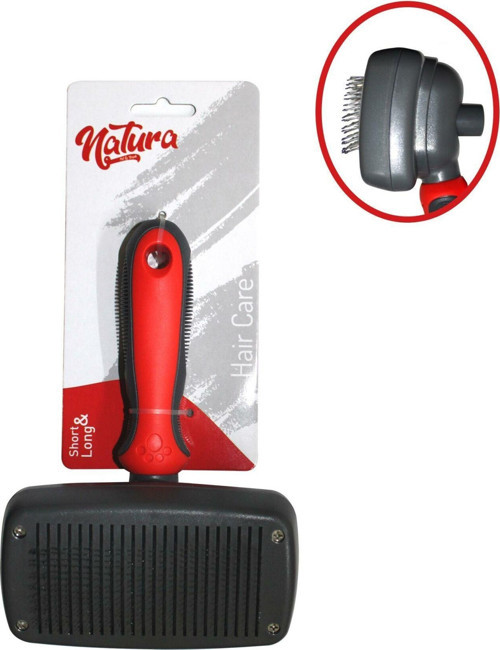 Natura Self Clean Kedi Köpek İn Uç Fırça MK407 Large