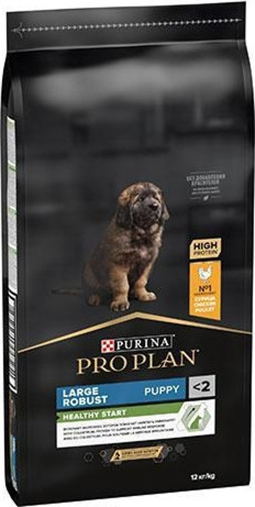 Large Robust Puppy Chicken Tavuklu Büyük Irk Yavru Köpek Maması 12 Kg