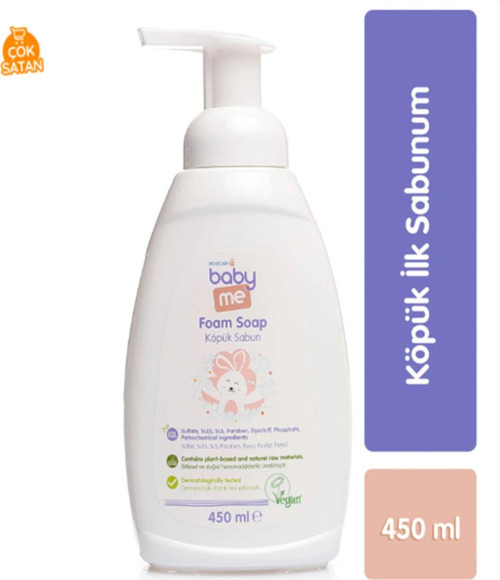 Bebek Sabunu Köpük Ilk Sabunum 450 ml.