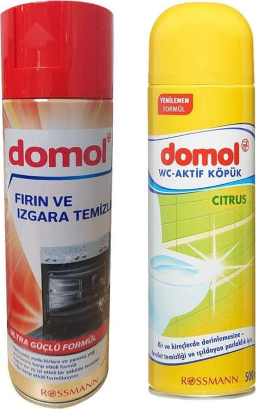 Fırın Temizleme Ve Tuvalet Temizleme Köpüğü 1+1 Set