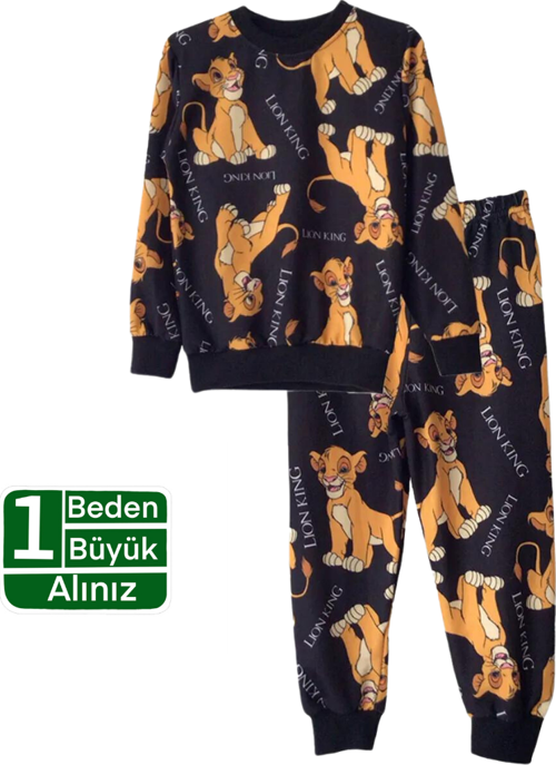 Aslan Kral Baskılı Eşofman Takımı