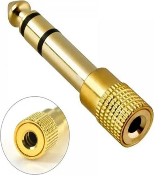 6.5 Mm To 3.5 Mm Çevirici Dönüştürücü Piyano Amfi Ses Sistemi Uyumlu Jack Adaptör