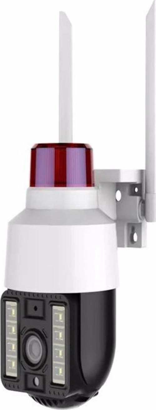 Ptz Speed Dome 4k 2mp Wifi Kablosuz Dış Mekan Kamerası Çakarlı Alarmlı Sensörlü Güvenlik Kamerası