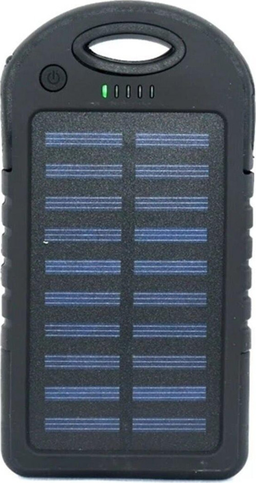 2xusb Çıkışlı Solar Güneş Enerjili 10000 Mah Powerbank 12 Led El Fenerli Kamp Tipi Şarj Cihazı