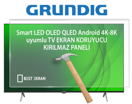 Grundig 55GQ950A Tv Ekran Koruyucu - Grundig 55" inç 139 cm Tv ekran Koruyucu 55 GQ 950A