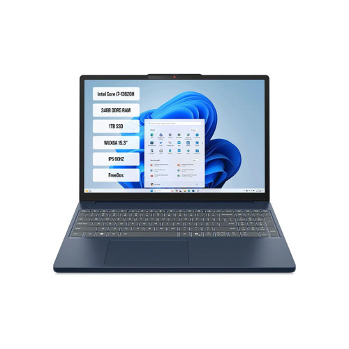 Ideapad Slim 3 15IRH10 83K10061TR-04 I7-13620H 24GB Ddr5 1tb SSD Wuxga 15.3" IPS 60Hz Freedos Taşınabilir Bilgisayar