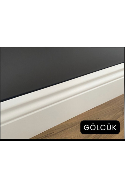 Yalı Serisi Lake Saten Beyaz Pvc Süpürgelik B10 Gölcük Serisi Pvc