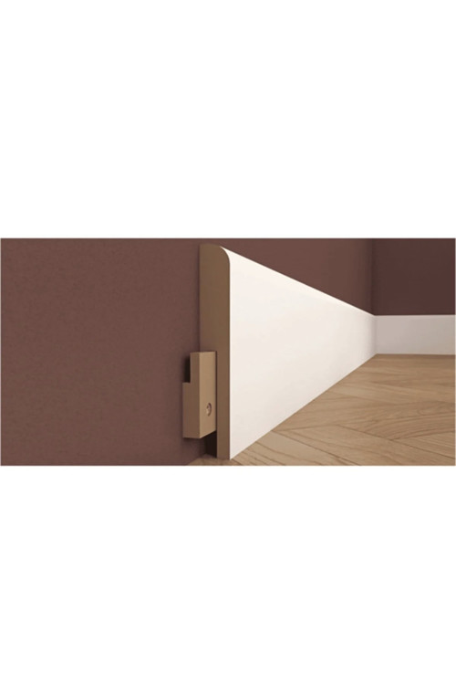 Yalı Modeli Lake Beyaz 24,4 Mt Pvc Topkapı Modeli 10 Cm Parke Süpürgelik T10