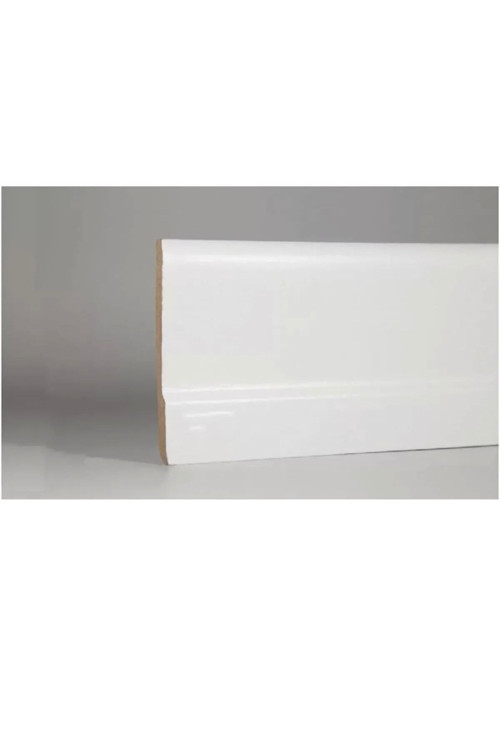 6 Cm Beyaz Laminat Parke Süpürgelik Modeli Finiş Folyo Kaplama