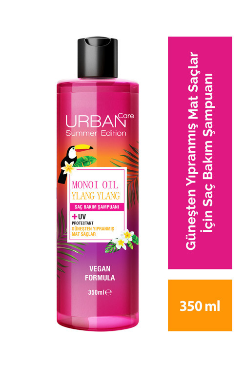 Monoi Ylang Ylang Güneşten Yıpranmış Mat Saçlara Özel Saç Bakım Şampuanı-350ml-vegan