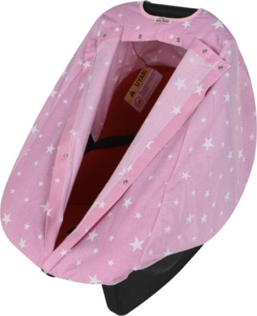 Anakucağı Örtüsü - Pembe Yıldızlı