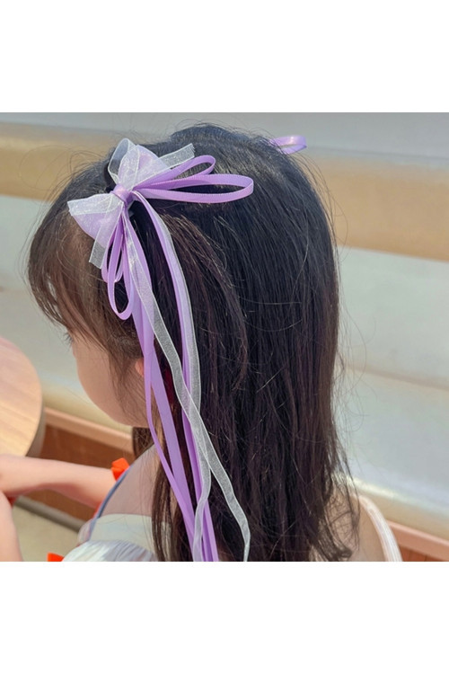 Lily Kız Çocuk Lila Renk Lolita Toka 23 Nisan Tokası Okul Tokası Gösteri Tokası Tören Tokası