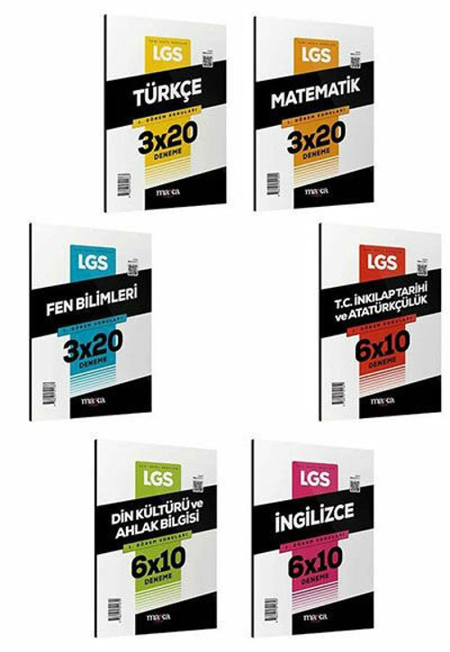 2025 LGS 1. Dönem Konuları Tüm Dersler Deneme Sınavı Seti 6 Fasikül 27 Deneme