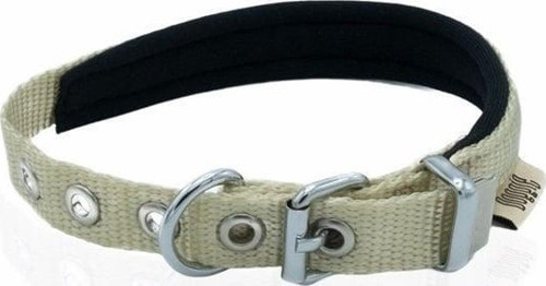 Comfort Dokuma Köpek Boyun Tasması Small Haki 1.5x20-25 Cm