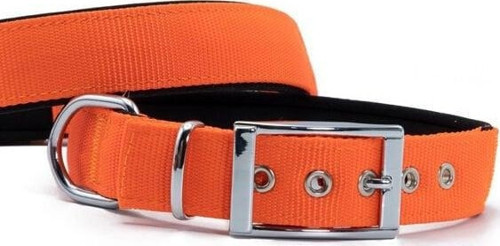 Elit Dokuma Köpek Boyun Tasması Large Turuncu 3x47-55 Cm