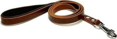 Konfor Deri Köpek Gezdirme Tasması Medium Kahverengi 3x100 Cm