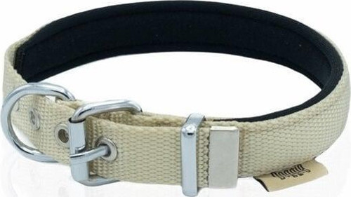 Konfor Dokuma Köpek Boyun Tasması Medium Haki 3x42-50 Cm