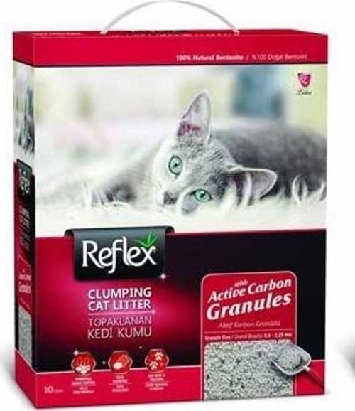 Aktif Karbonlu Topaklanan Kedi Kumu 10 Lt - KONG