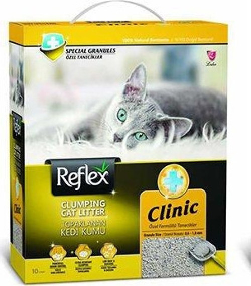 Klinik Özel Tanecik Süper Hızlı Topaklanan Kedi Kumu 10 Lt