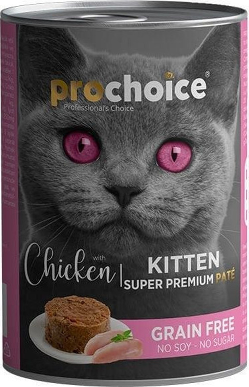 Pro Choice Kitten Tavuklu Yavru Konserve Kedi Maması 400 Gr