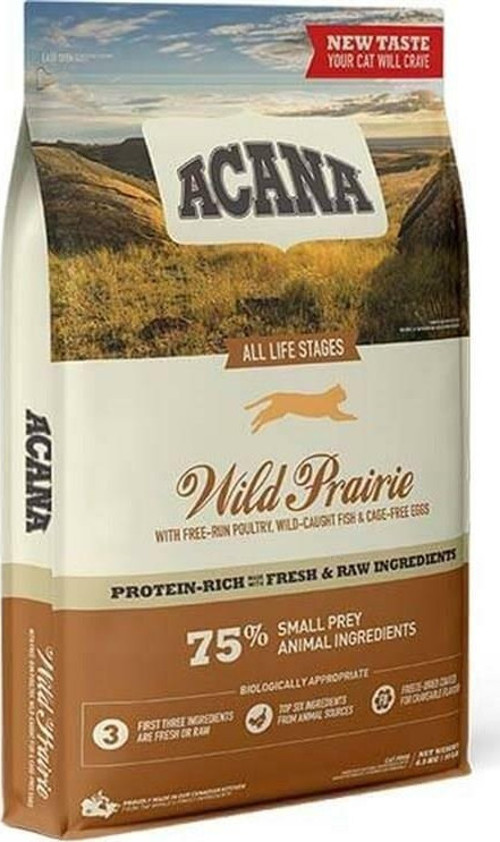 Wild Prairie Tavuklu ve Göl Balıklı Tahılsız Kedi Maması 4,5 Kg
