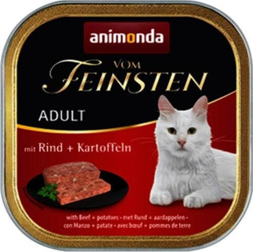 Vom Feinsten Sığır Etli Tavuklu Ve Bitki Özlü Yetişkin Kedi Konservesi 100 Gr
