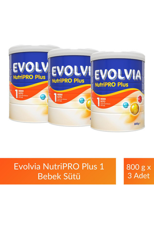NutriPRO Plus 1 Bebek Sütü 800 gr x 3 Adet