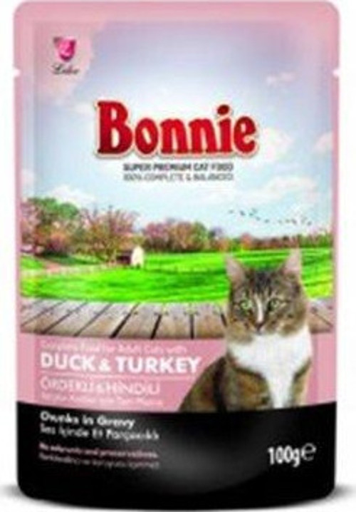 Ördek Ve Hindili Pouch Yetişkin Kedi Konservesi 100 Gr - KONG