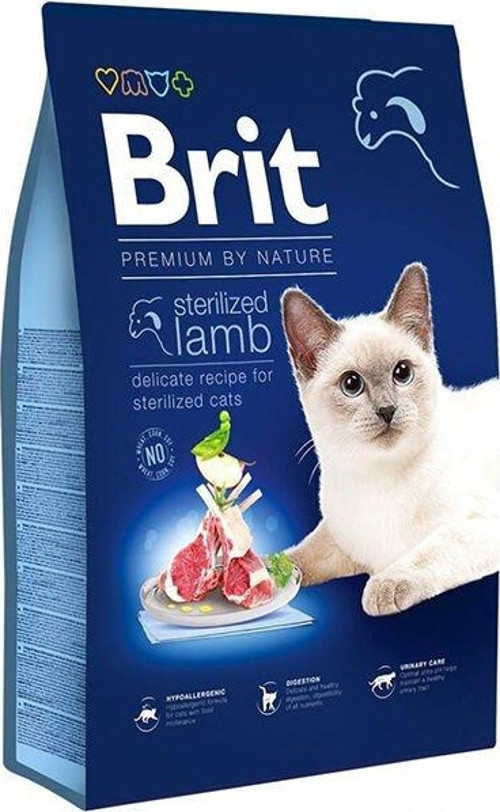 Premium By Nature Sterilised Kuzu Etli Kısırlaştırılmış Yetişkin Kedi Maması 8 Kg